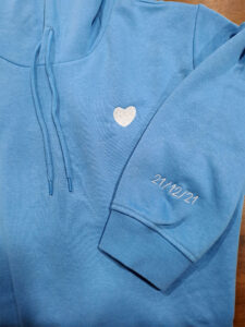 Broderie sweat date