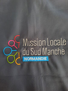 Broderie textile Mission locale du Sud-Manche