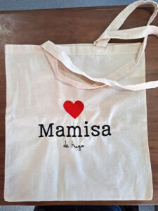 Broderie totebag Mamisa de Hugo