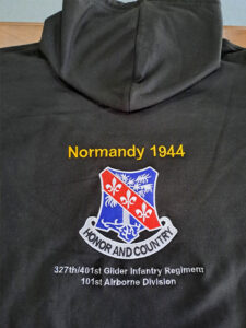 Broderie sweat Normandy 1944