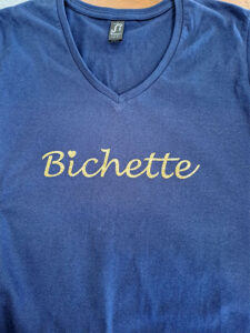 Flocage t-shirt bichette
