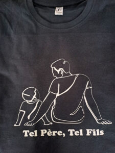 Flocage t-shirt "tel Père, Tel Fils"