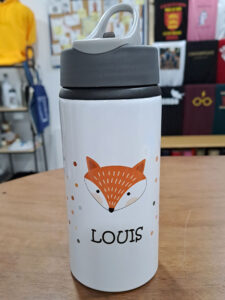 Sublimation gourde avec prénom