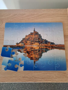 Sublimation puzzle Mont Saint-Michel